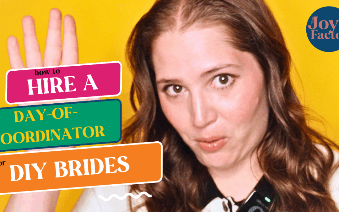 How to hire a day-of-coordinator for your DIY wedding